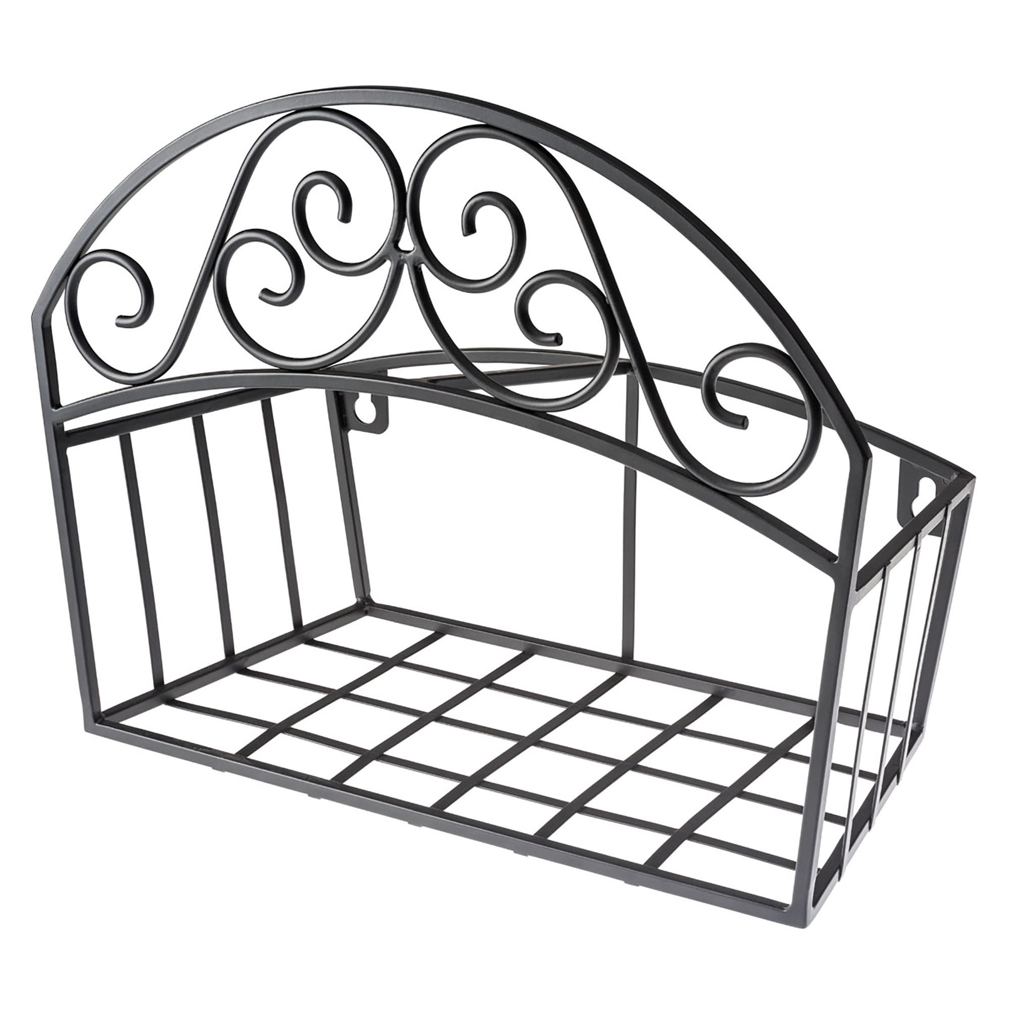 Liberty Garden Products, hose hanger with shelf, Hose Length Capacity 125 ft, Frame Material Steel, Color Black, Model# 241-A